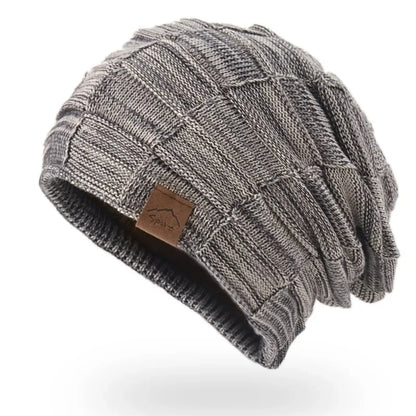 Winter Hat Warm Plus Size Outdoor Knitted Male Female Wool Bobble Hat
