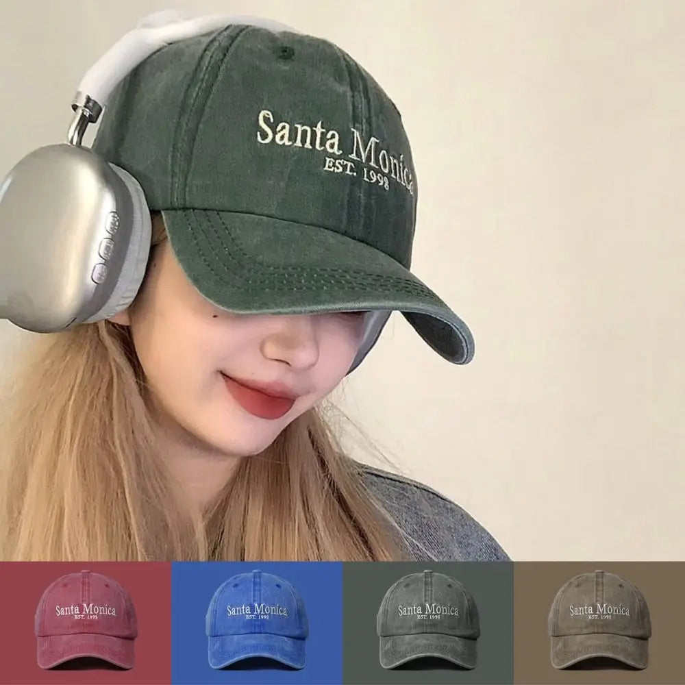 Casual Letter Embroidered Baseball Cap