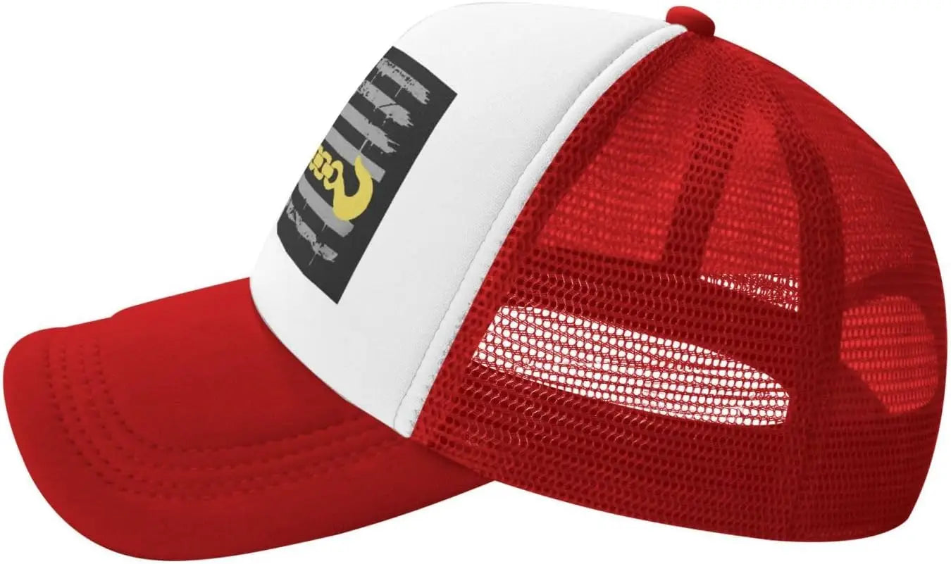 Thin Yellow Line Tow Baseball Cap Driver American Flag