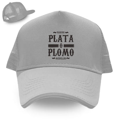 Funny Narcos Plata O Plomo Cotton Baseball Cap
