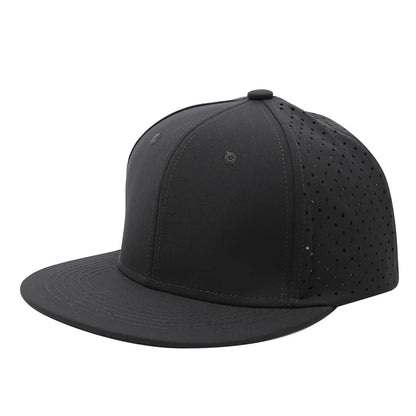 Full Closed Flat Brim Snapback Cap Unisex Hip Hop Men Women