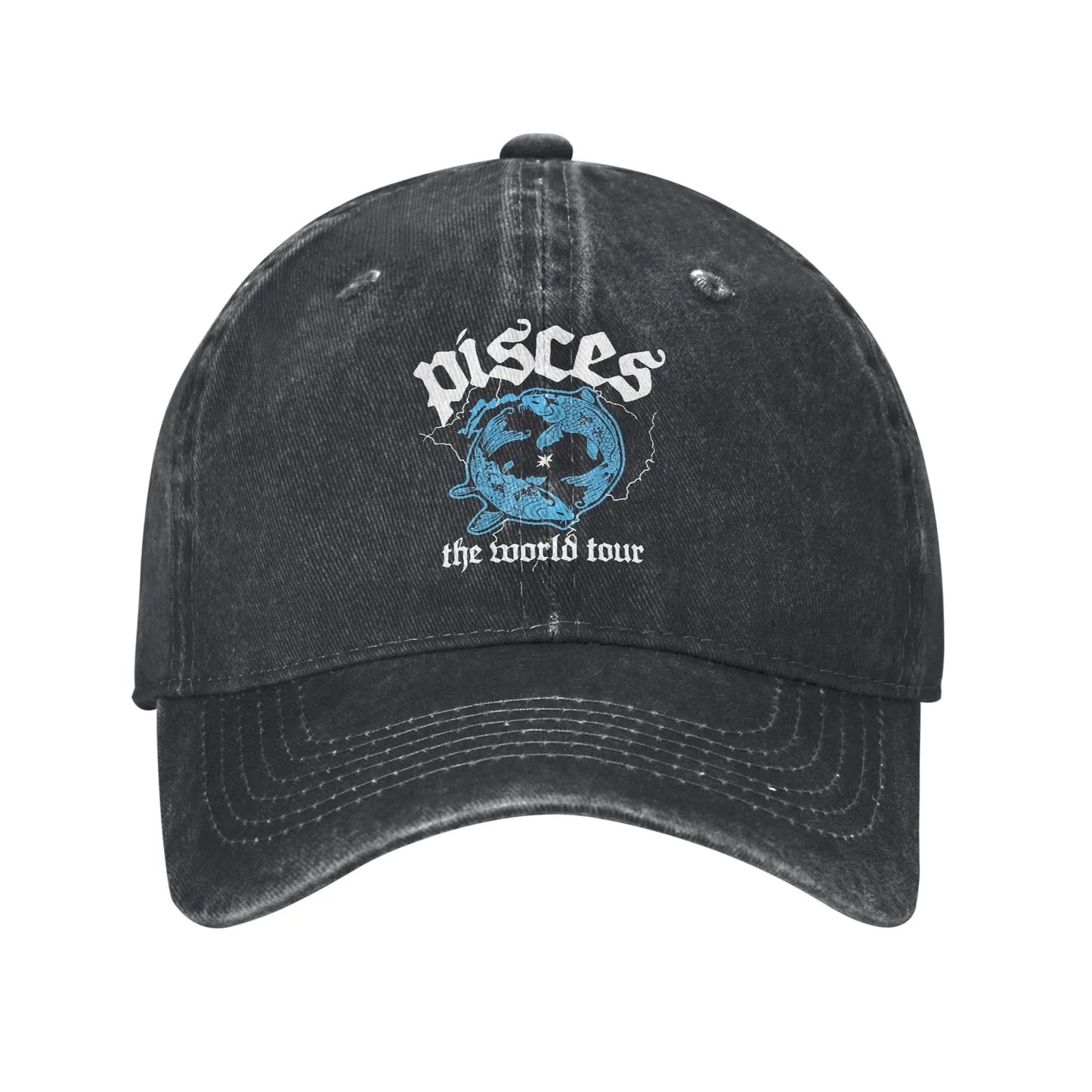 James Arthur Pisces World Tour Baseball Cap Sun  Running Hippie Washed Hip Hop Hats Men Adult Baseball Caps