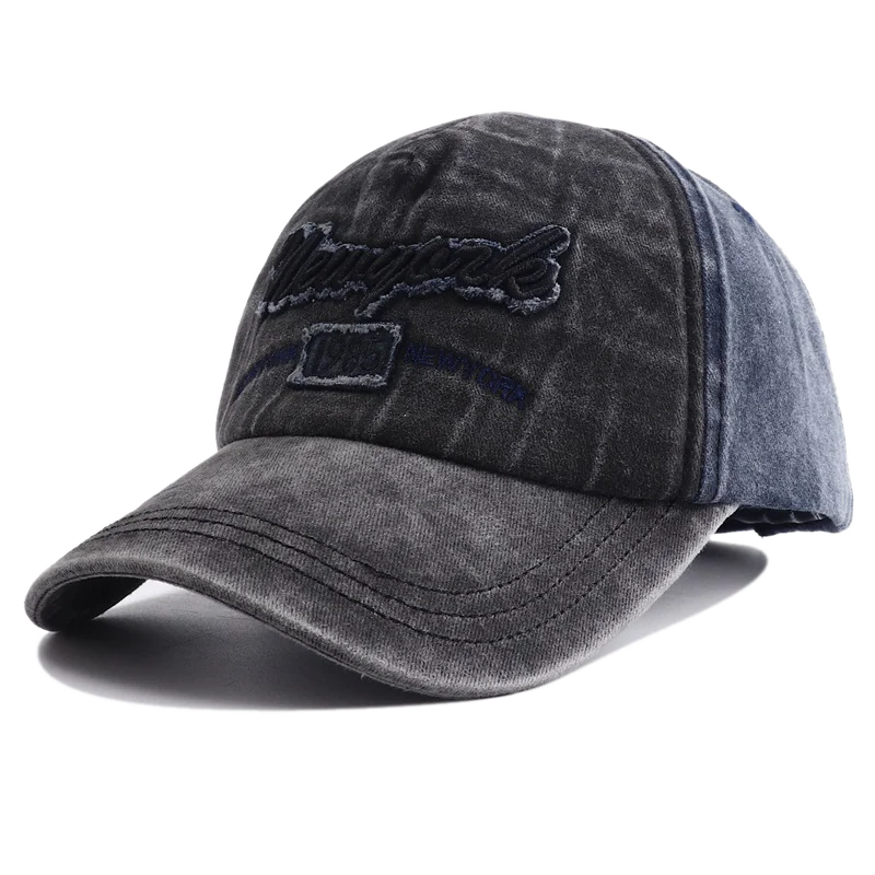 New Unisex Washed Cotton Snapback Hat