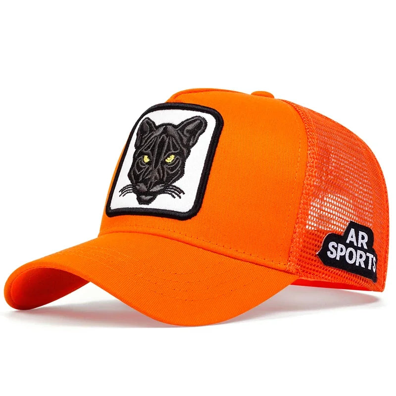 Fashion Cat Embroidery Baseball Cap Summer