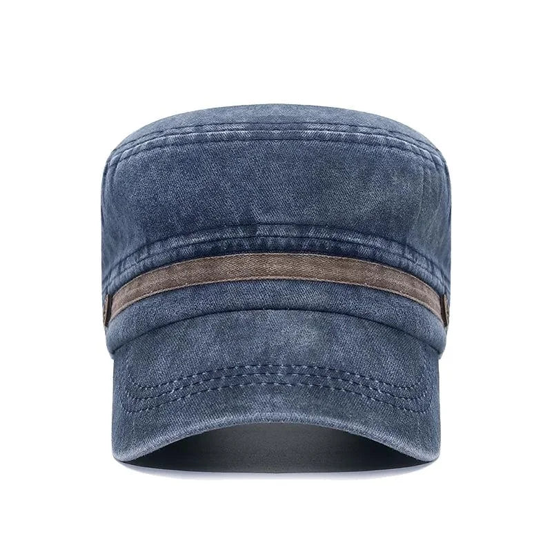 Cotton Breathable Button Cap, Middle-Aged And Young Dad Outdoor Sun Hat