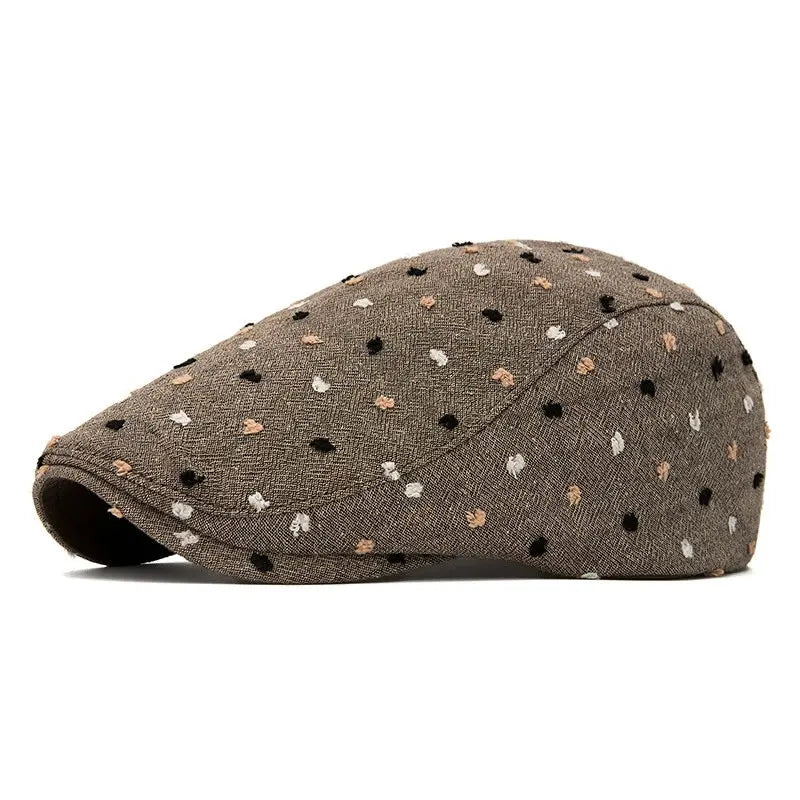 Four Seasons Cotton Print Newsboy Caps