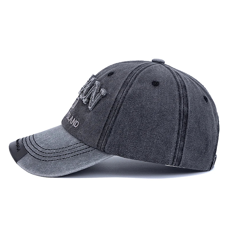 Unisex Baseball Cap Ocean 1387 Letter Embroidery Dad Hat Women Men