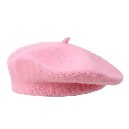 Berets Hat Autumn Winter Warm Wool Berets Hat
