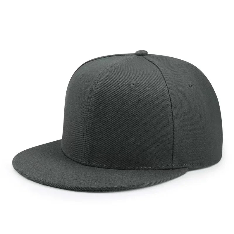 Baseball Caps Adult Flat Peak Hip Hop Fitted Hat Men Women