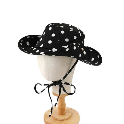 Women Versatile Sweet Lace-up Fisherman's Hat