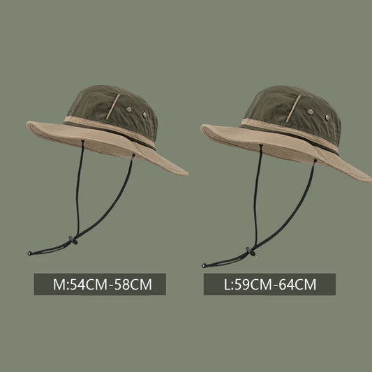 Custom Logo Men Quick Drying Large Size Bucket Hats