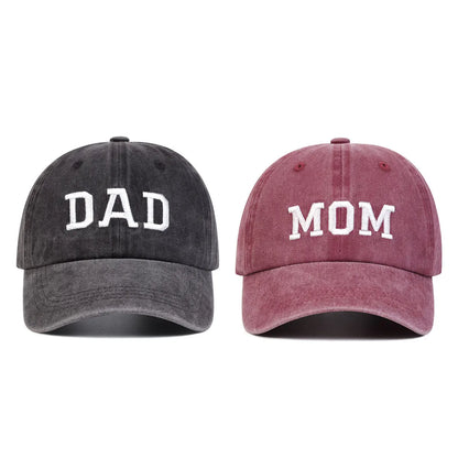 Dad Mom Embroidered Baseball Hat Retro Sports