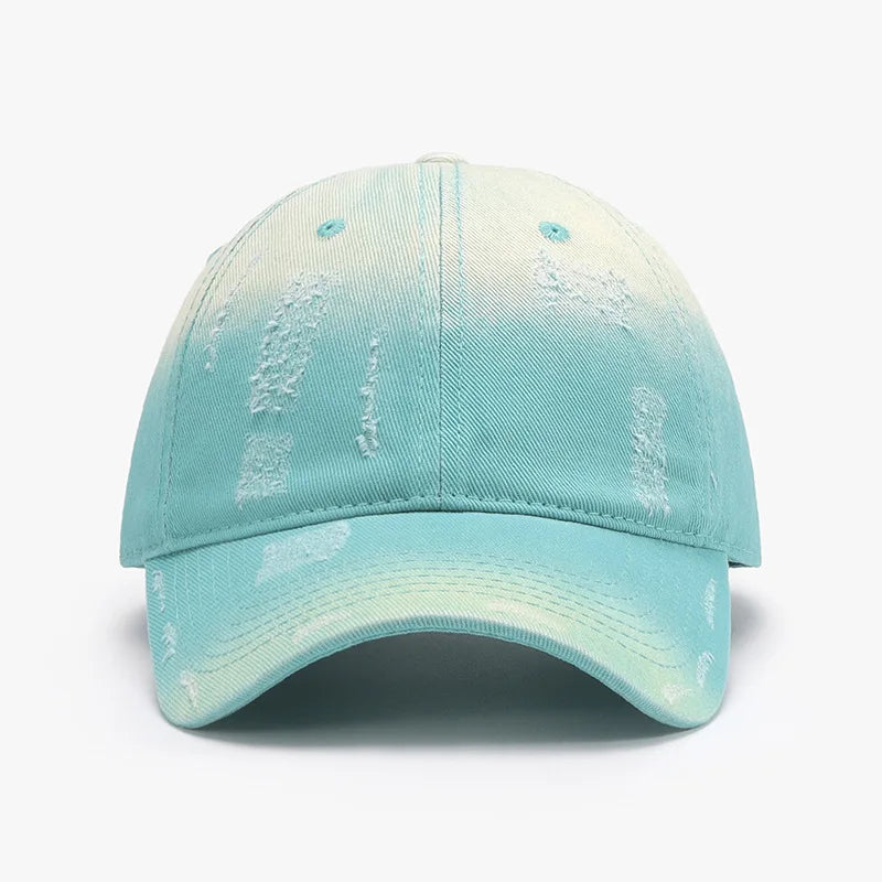 Spring Outdoor Washed Distressed Soft-Top Men's Baseball Cap