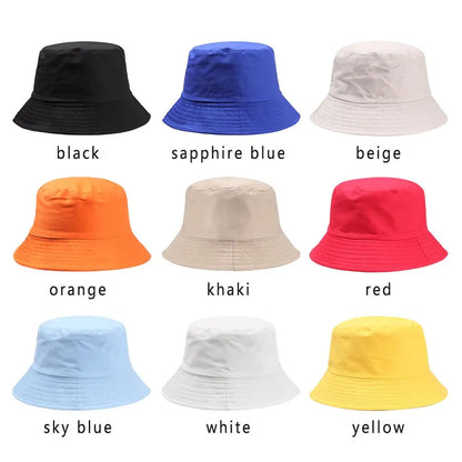 Children Outdoor Hat Summer Foldable Bucket Hat Sunscreen Cotton Fishing