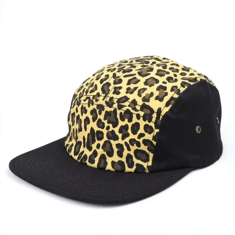 Four Seasons Polyester Leopard Print Casquette Baseball Cap