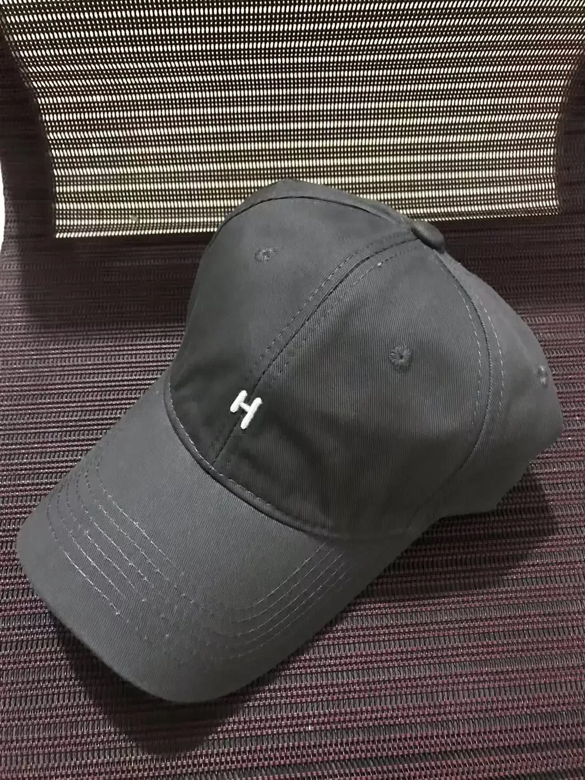 Soft Top Baseball Cap Embroidered Sporty Wide Brim Feminine Face Slimming Unisex