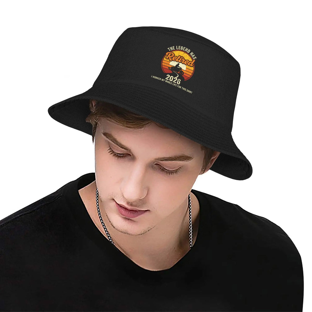 The Legend Has Retired 2026 Bucket Hat Harajuku Fisherman Caps
