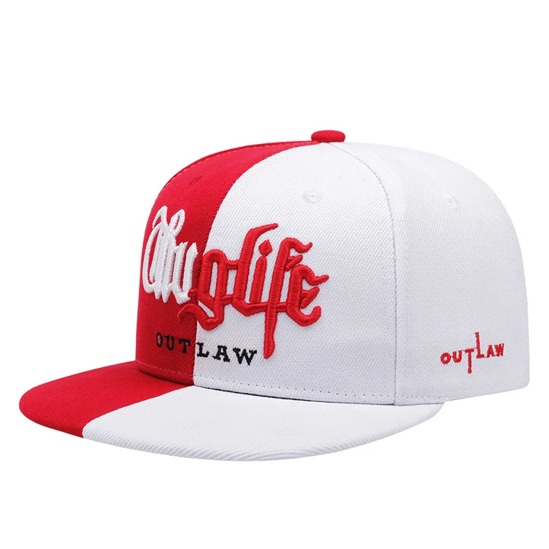 Fashion Fastball Cap Thuglife Embroidery Hiphop Baseball Cap