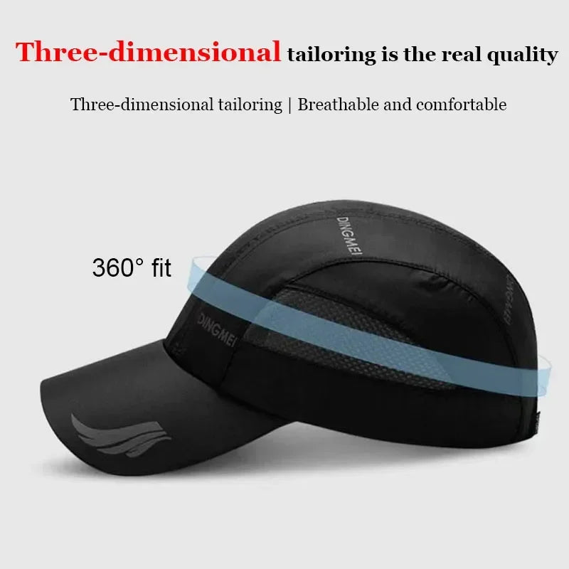 Summer Brand For Men Sports Running Sweat Baseball Cap Male Canada Golf Quick Dry Women Kpop Solid Snapback Bone Mesh Hat