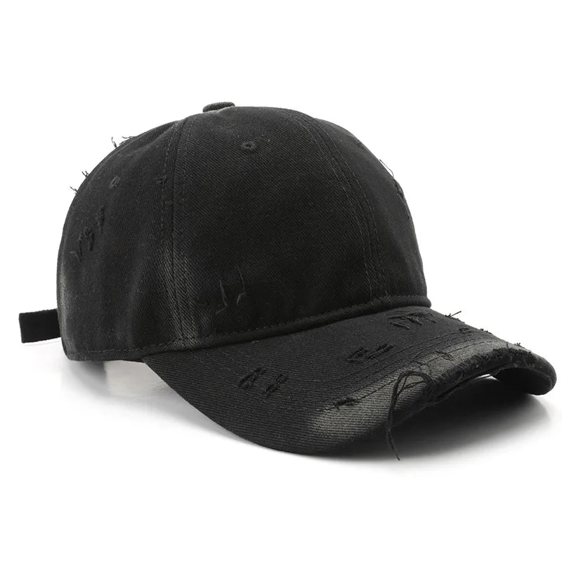 Japanese Retro Style Men's Personalized Washed Solid Color Baseball Cap