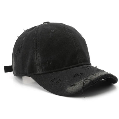 Japanese Retro Style Men's Personalized Washed Solid Color Baseball Cap