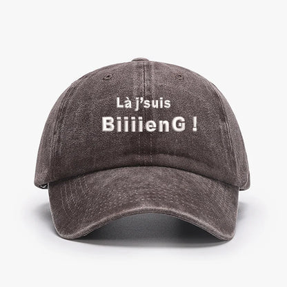Fashion Brand Embroidery France Biiiieng Soft Men Baseball Caps
