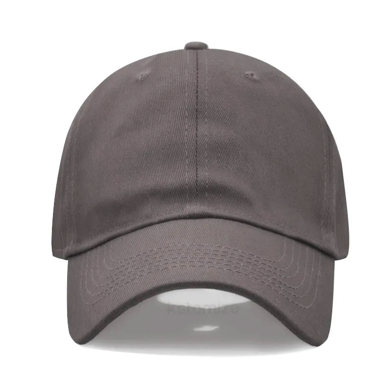 Custom Text Logo Embroidery Vintage Washed Cotton Baseball Cap