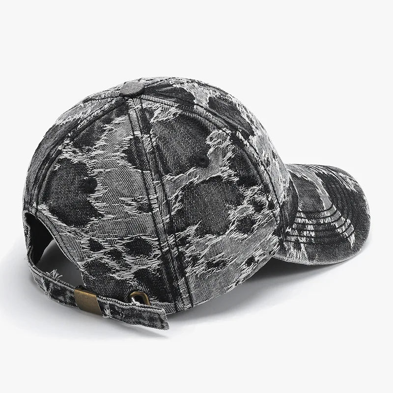 Vintage Washed Tie-Dye Baseball Cap For Men Women