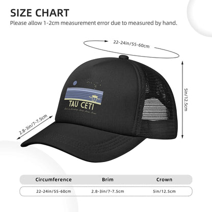 Tau Ceti Mesh Baseball Cap Adult Vintage Caps