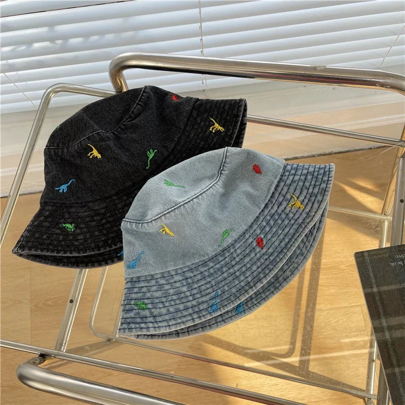 Summer Autumn Denim Bucket Hat For Women