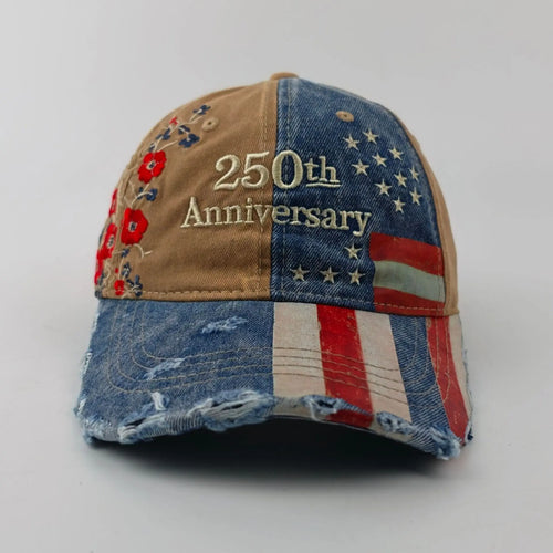 250th Anniversary America Hat Vintage Style Men Women