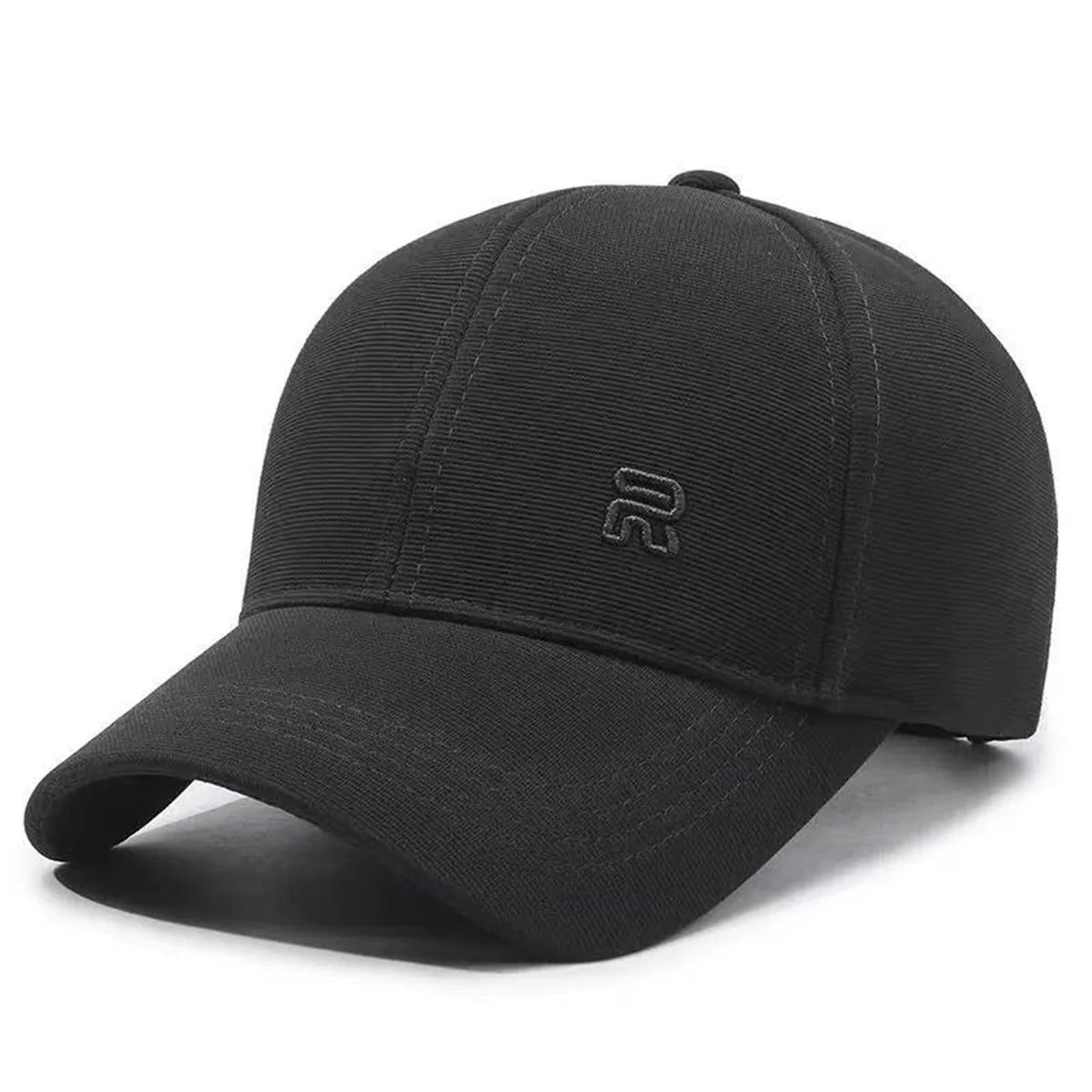 Unisex R Letter Embroidery Baseball Caps Spring Autumn Outdoor
