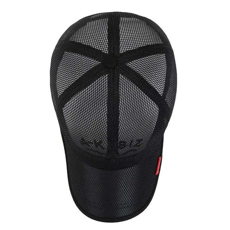 Summer Hats For Men And Women Mesh Baseball Caps Fashion Embroidered Visor Hat