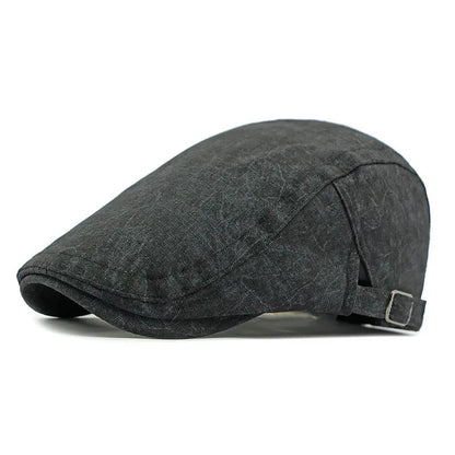 Four Seasons Cotton Print Newsboy Caps Octagonal Cap