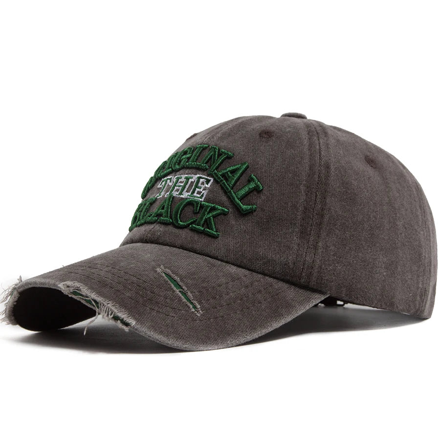 Vintage Baseball Cap Men Women Letter Embroidery Snapback Caps For Daily Casual