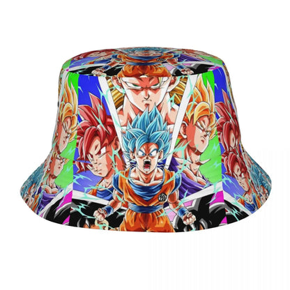 Dragon Ball Z Bucket Hat Spring Picnic Headwear Accessories Cartoon Anime Fisherman Hats