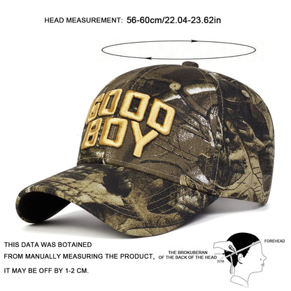 Unisex Good Boy Embroidery Baseball Caps Spring Autumn