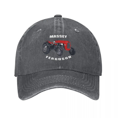 Massey Ferguson Men Women Baseball Cap Machine Distressed Cotton Hats Cap