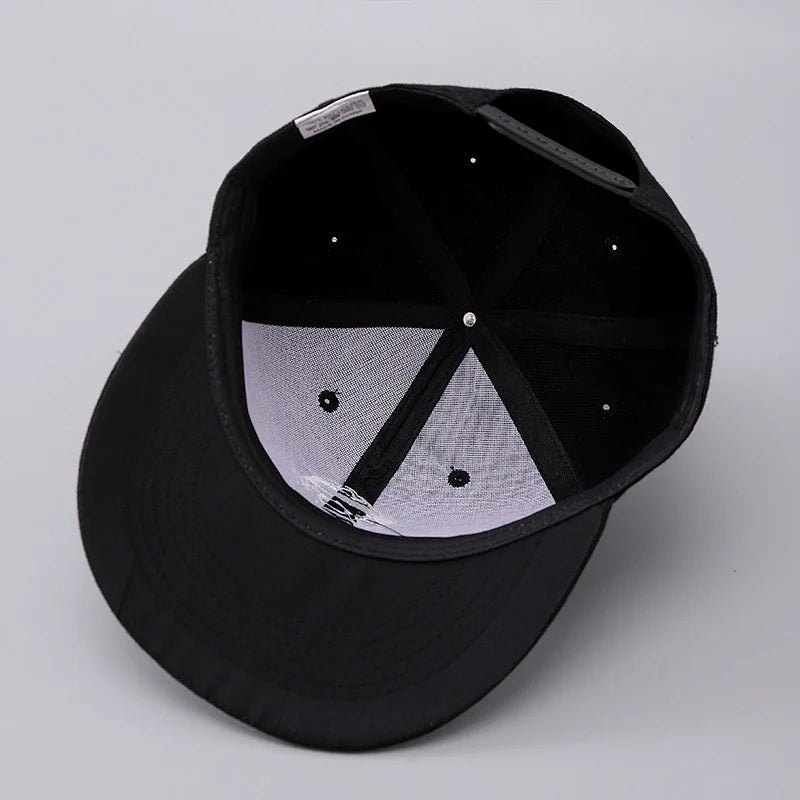 Bearded Uncle Baseball Cap, Unisex Fashionable Flat-Brim Hip-Hop Cap