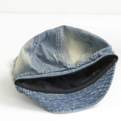 Women's Denim Cotton Baker Boy Hat