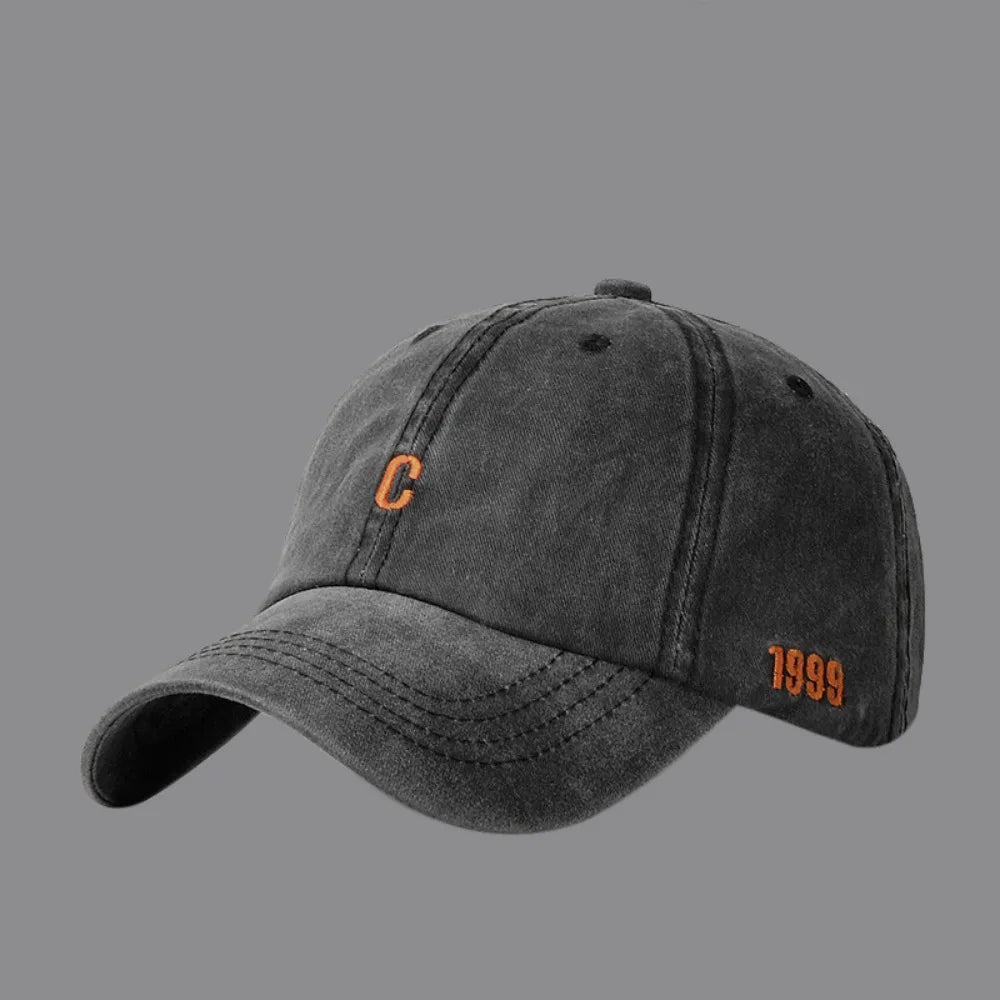 Vintage Letters C Embroidery Baseball Caps Adjustable
