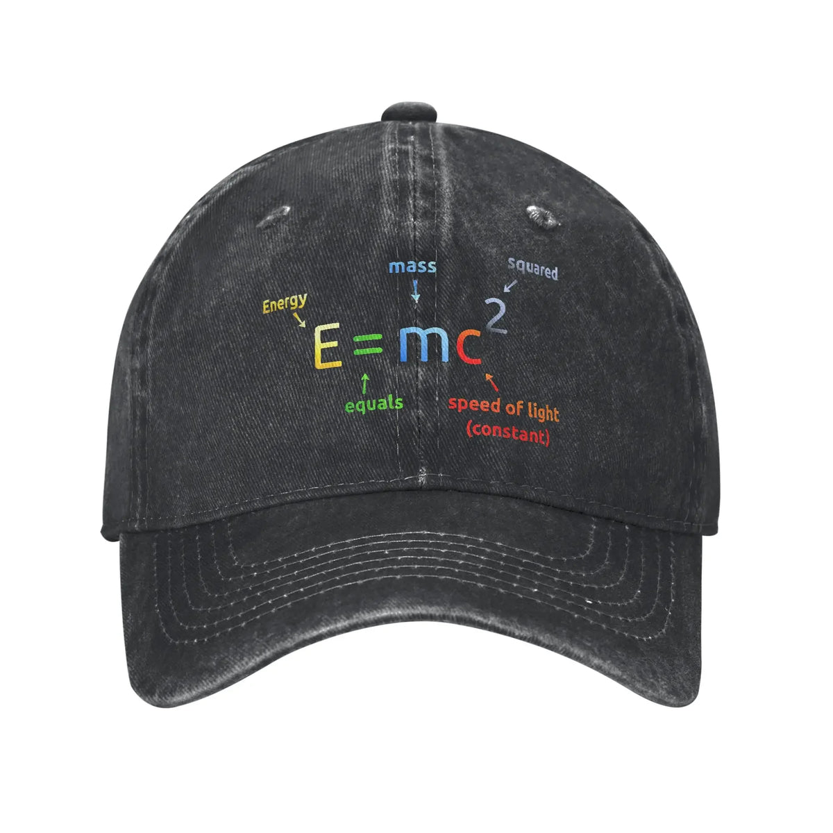 Energy Equals Coffee Baseball Caps