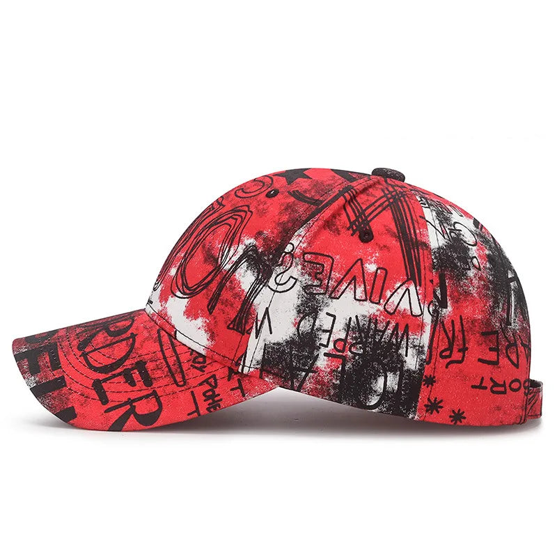 New Cool Fashion Graffiti Women Men Caps Hat Female Male