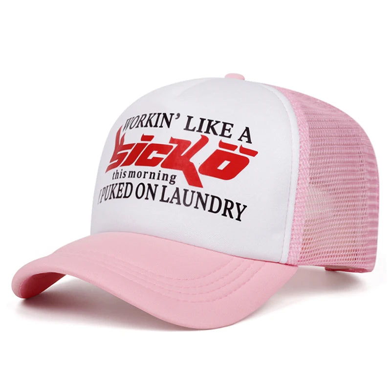 Creative Baseball Hat Sicko Printed Street Hip Hop Skateboarding Hat