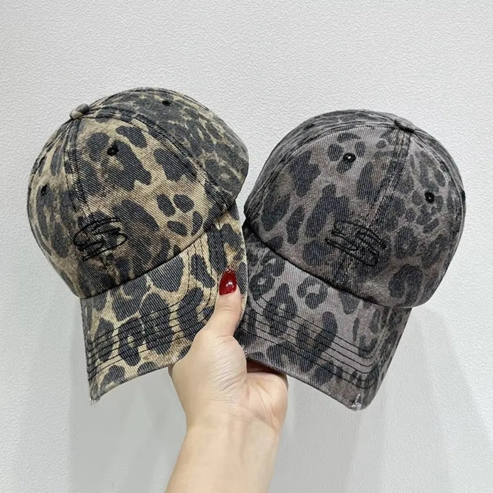 Fashion Accessory Retro Leopard Print Hat Adjustable