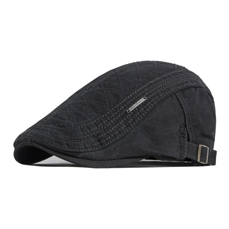 Men Women Beret Spring Autumn Cotton Flat Cap