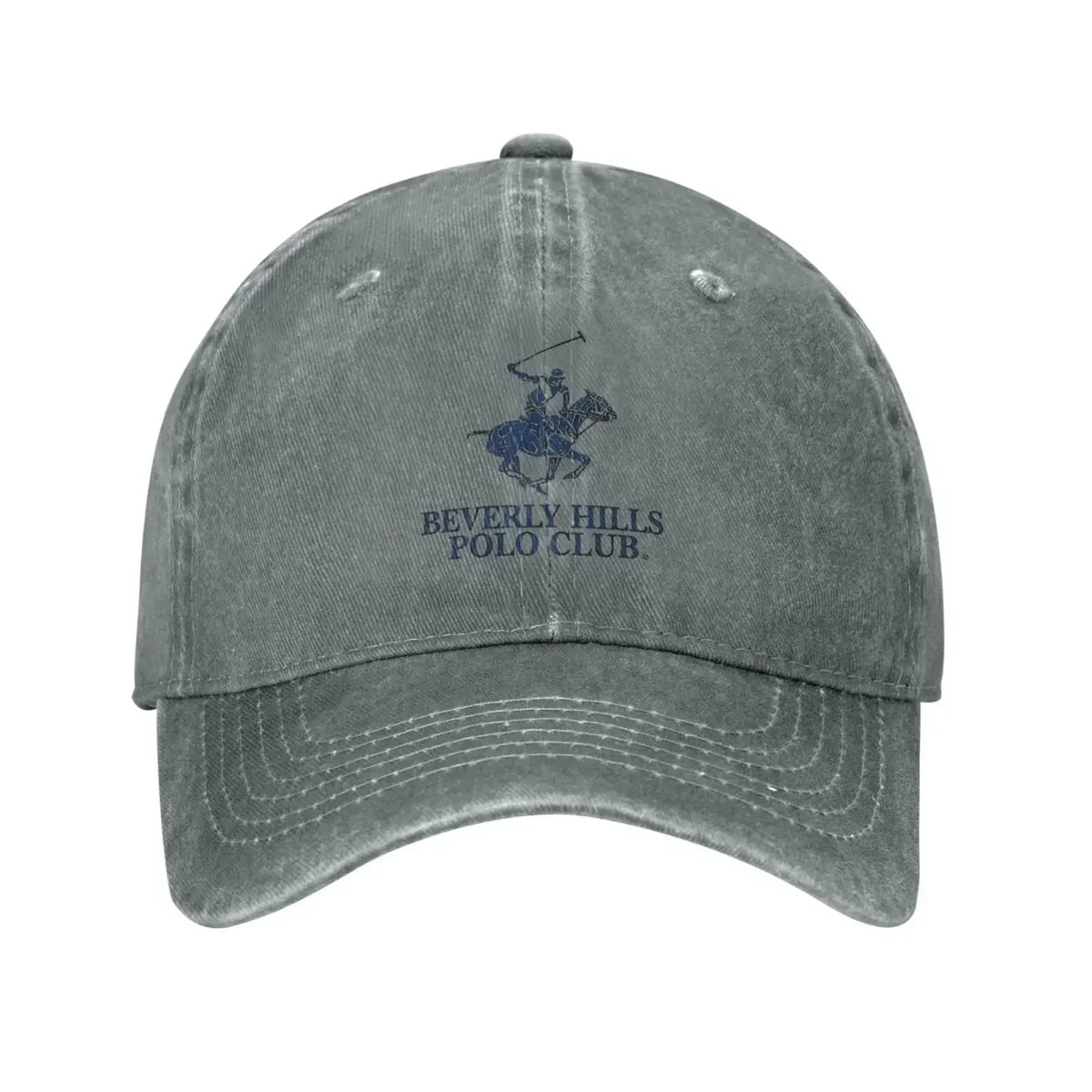 Beverly Hills Club Pattern Printing Baseball Cap Classic Polo Denim Cap