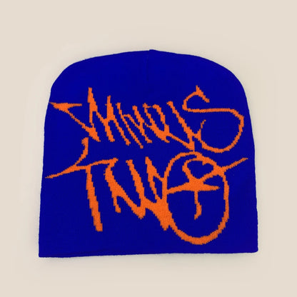 Niche American Street Jacquard Letters Knitted Hats New Men Women