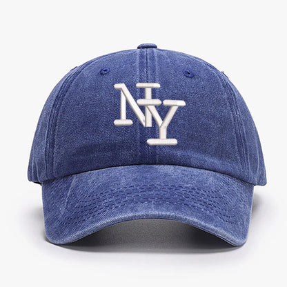 Embroidered NY Letters New York Vintage Baseball Caps Men Women
