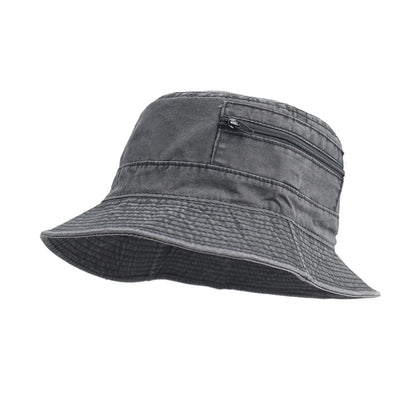 Spring Summer Washed Cotton Mesh Breathable Bucket Hats